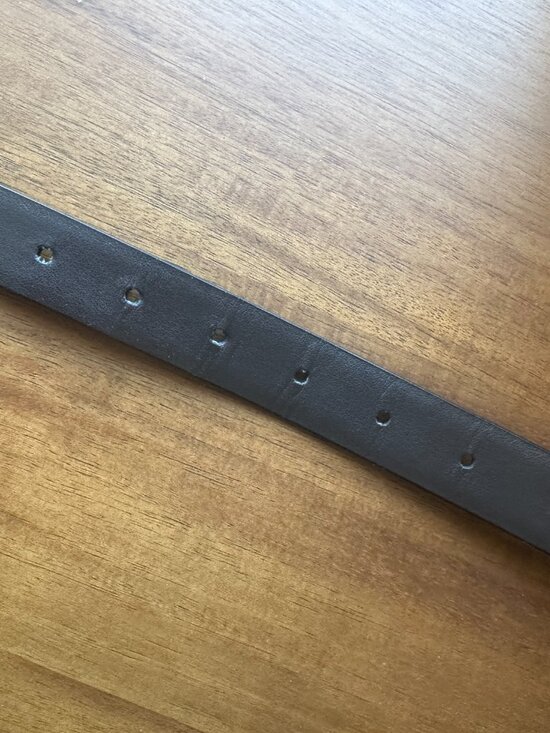 Reiss Patent Leather Oval Buckle Belt in Oxblood Burgundy *GREAT CONDITION* Sz M main image 6